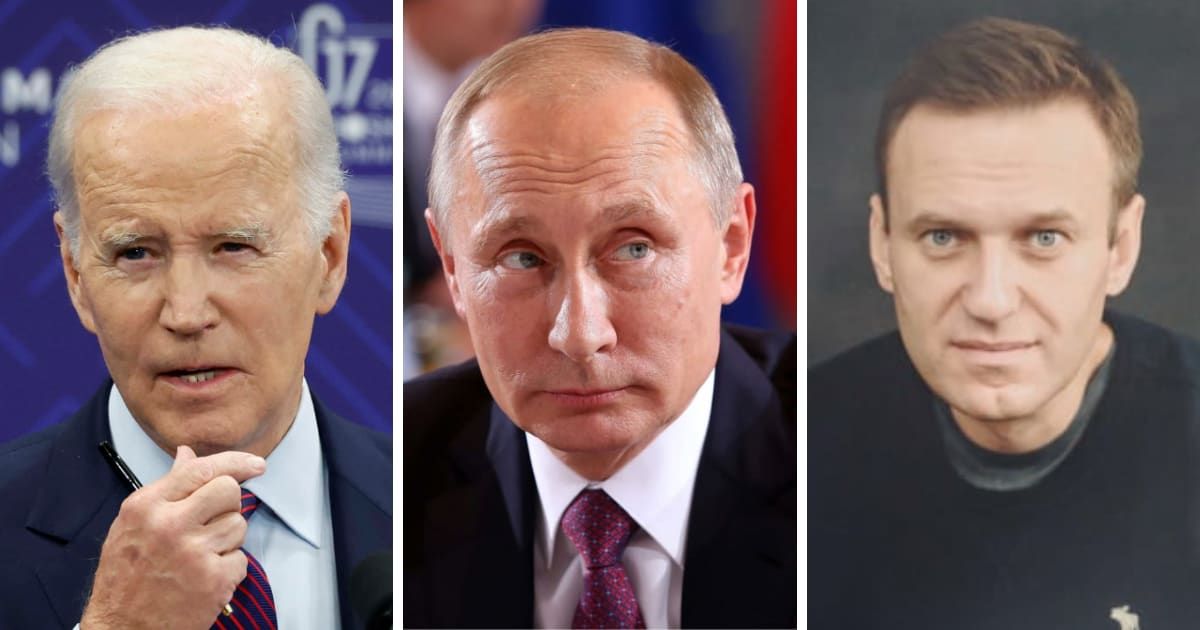 President Joe Biden squarely blamed Russian President Vladimir Putin for the death of opposition leader Alexei Navalny (Getty Images)