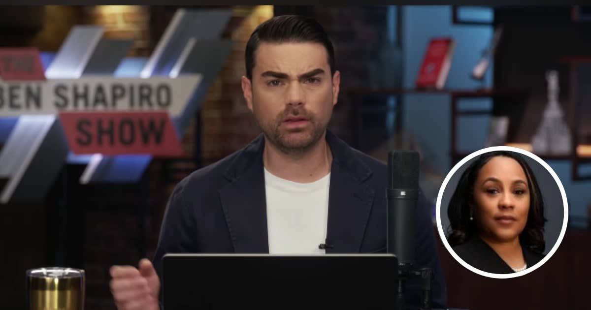 Ben Shapiro criticized Fani Willis's overconfidence in her abilities during a recent episode of the 'Ben Shapiro Show' (@BenShapiro/Youtube, Getty Images)