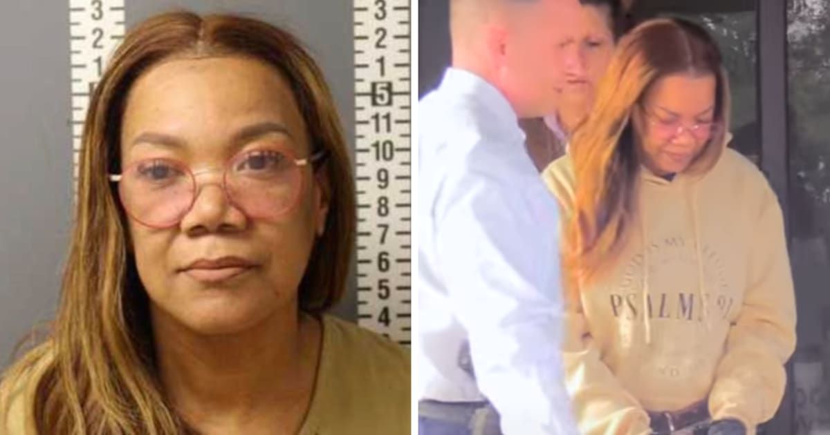 Sonya M McKnight allegedly had gunshot residue on her hands (Dauphin County Central Booking and YouTube/PennLive.com)