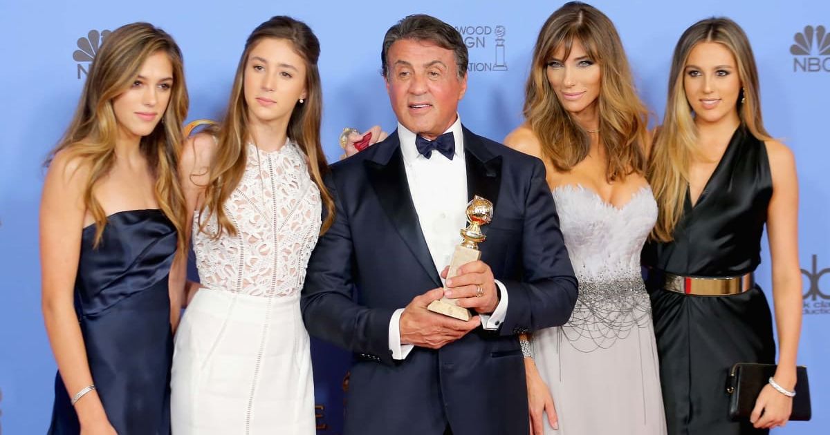 Sylvester Stallone undertook extraordinary measures to ensure the safety of his two oldest daughters (Getty Images)
