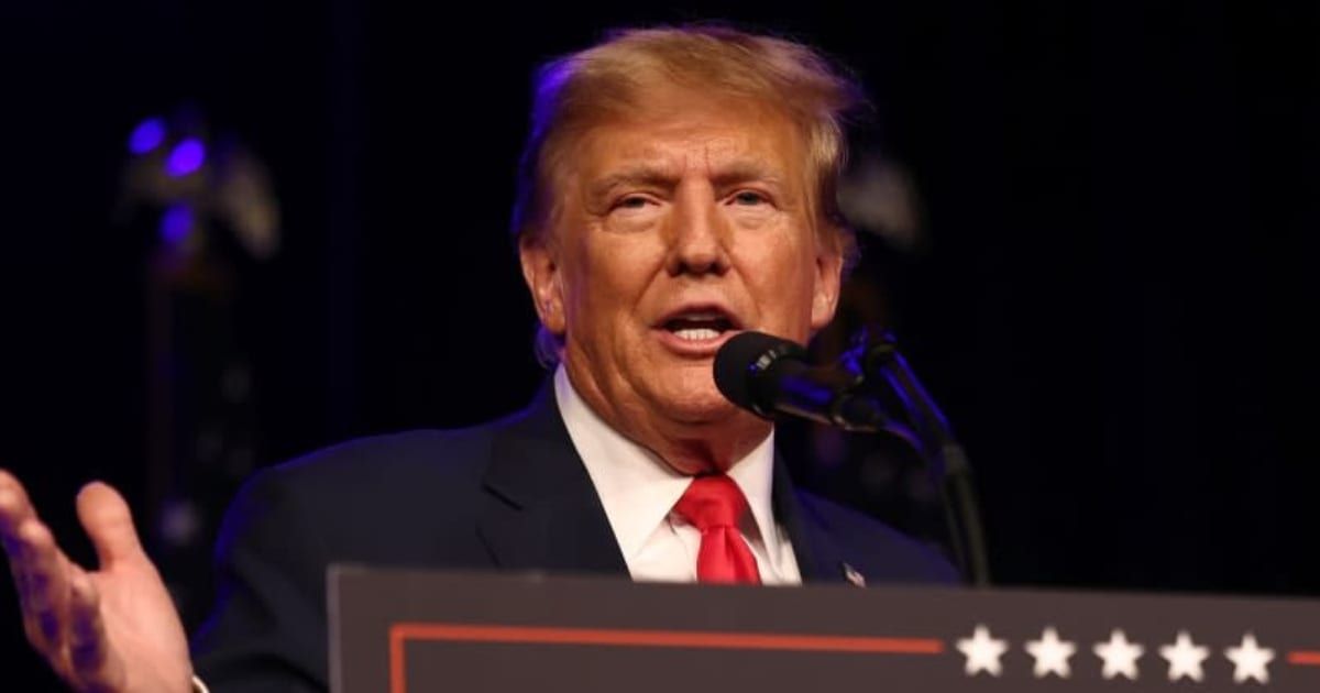 Former president Donald Trump faced a massive legal setback in the New York civil fraud trial (Mario Tama/Getty Images)