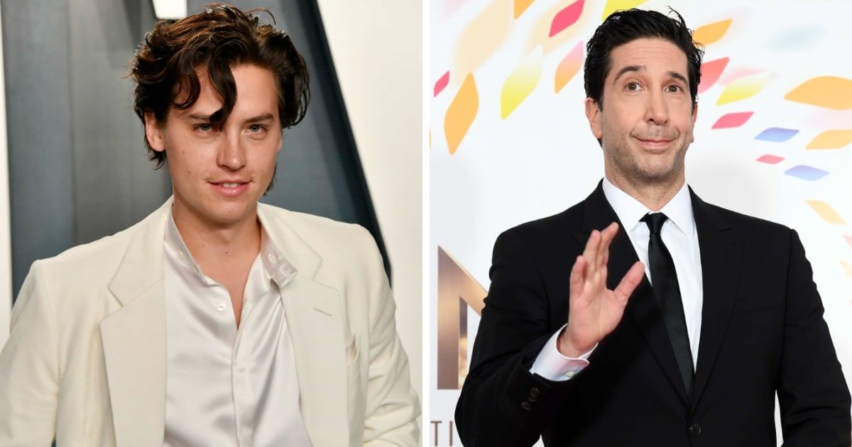 Cole Sprouse played David Schwimmer’s on-screen son Ben Geller on 'Friends' (Getty Images)
