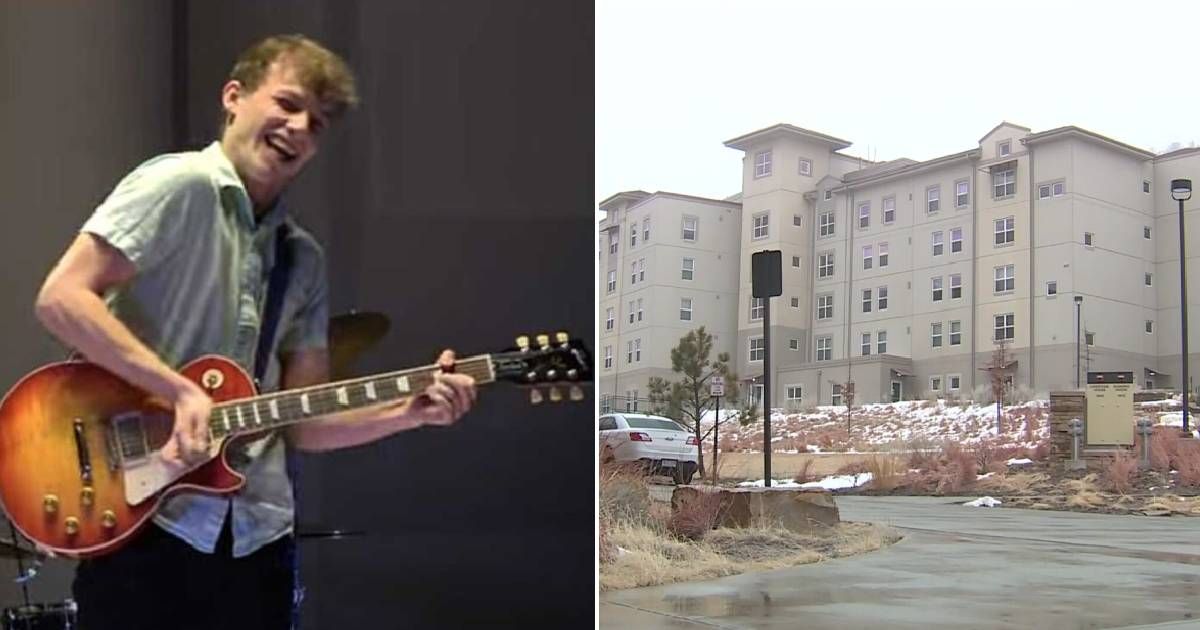 Samuel Knopp and another person were found dead at the University of Colorado (UCCS Music Program, 9News/ YouTube)