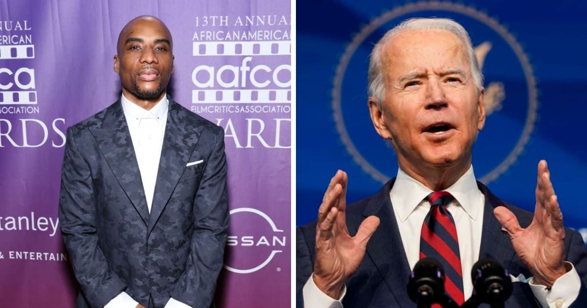 Charlamagne Tha God candidly voiced concerns about President Joe Biden's uninspiring leadership (Getty)