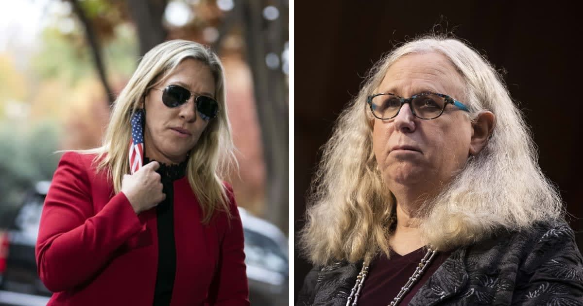 Marjorie Taylor Greene has been criticized for targeting Rachel Levine (Getty Images)