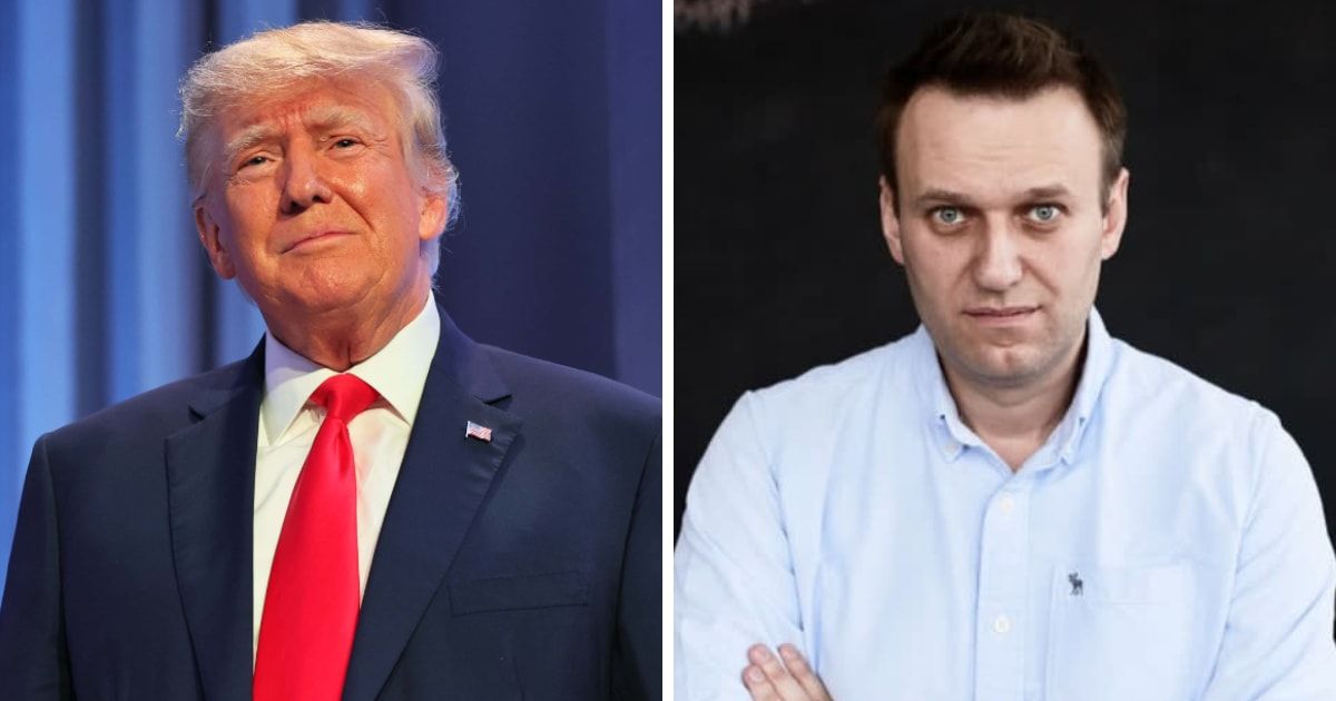 Donald Trump compared his legal woes to Russian opposition leader Alexei Navalny's death (Getty Images, Oleg Nikishin/Epsilon/Getty Images)