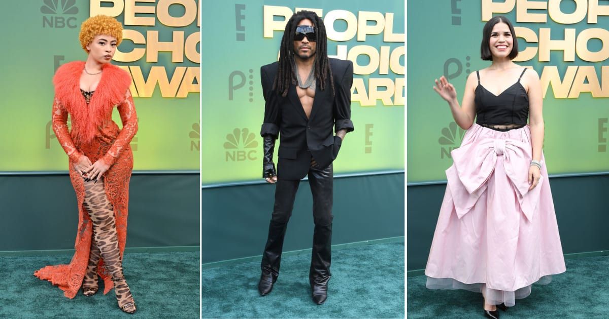 Ice Spice, Lenny Kravitz, and America Ferrera at the 2024 People's Choice Awards (Bauer-Griffin, Steve Granitz/FilmMagic)