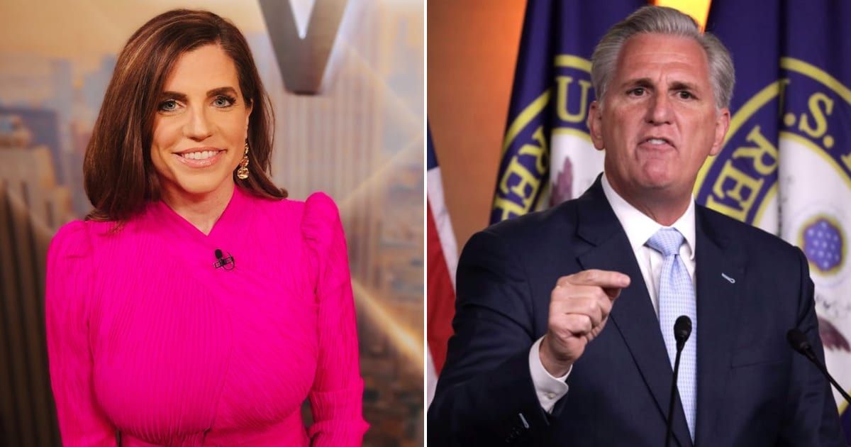 Nancy Mace fired back at Kevin McCarthy's opinion regarding her leadership (Nancy Mace/YouTube, Getty Images)