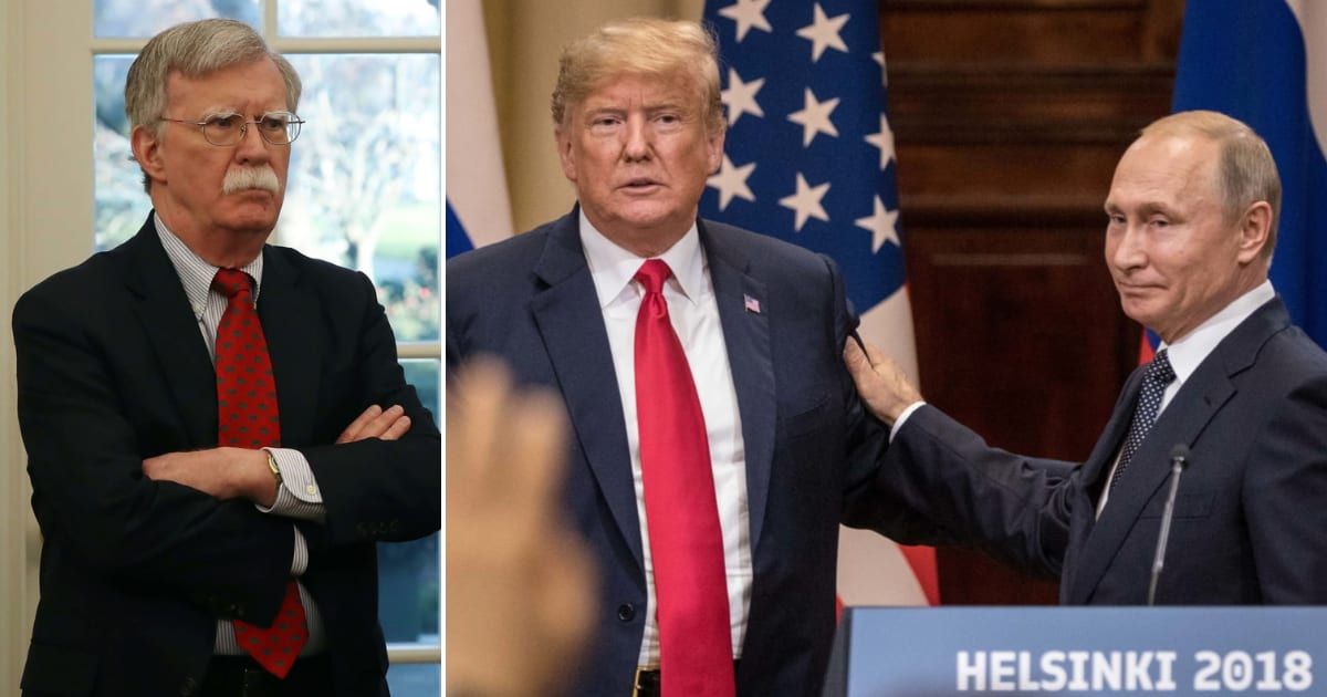 Former NSA John Bolton claimed in an interview that Russian President Vladimir Putin thinks Donald Trump is an easy mark (Getty Images)