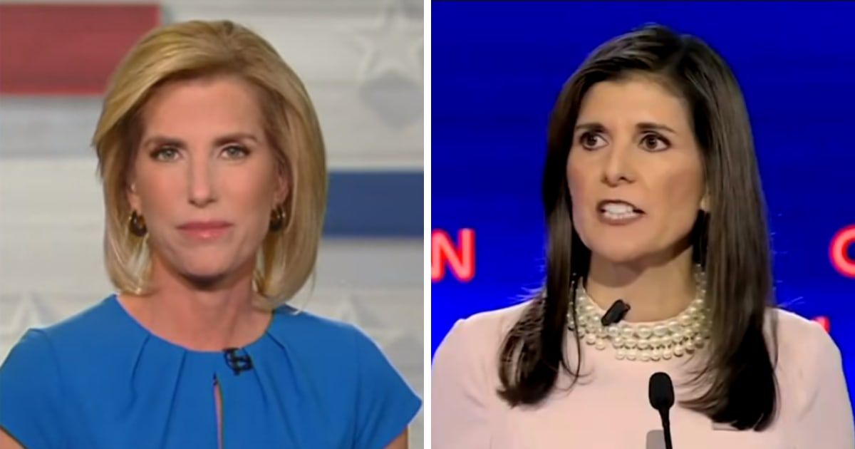 'Fox & Friends' host Laura Ingraham said Nikki Haley's campaign is a futile effort (Screengrab/Fox News, Nikki Haley/X)