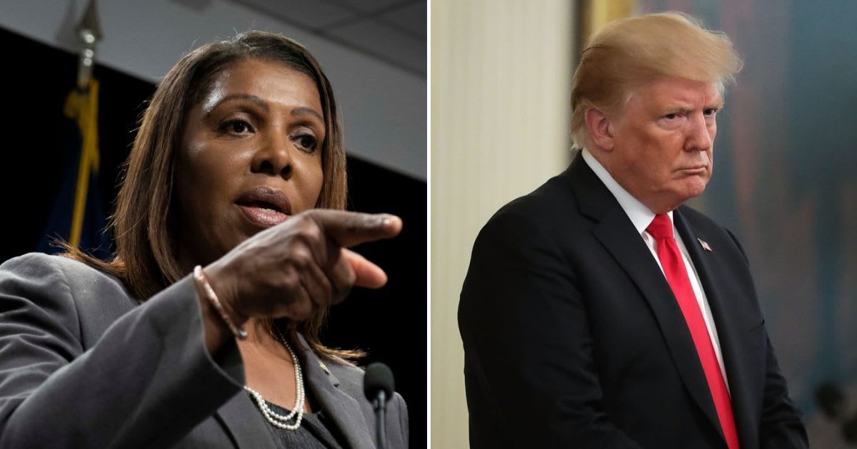 New York Attorney General Letitia James promised  to seek a judge to confiscate Donald Trump's assets if he does not pay the $355 million judgment against him (Getty Images)