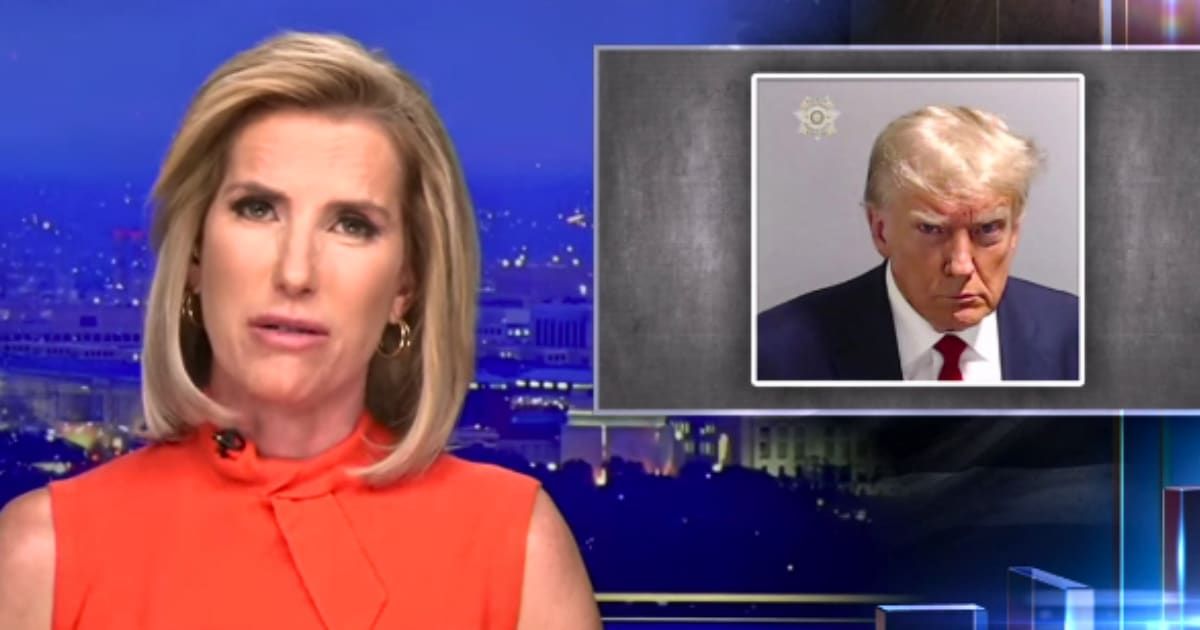 Laura Ingraham said Donald Trump is facing financial ruin and threats to family because 'despots' want to eliminate political opposition (@FoxNews/YouTube)