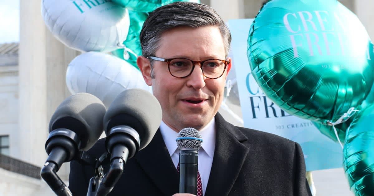 A dubious letter was sent to Mike Johnson's home church in Louisiana (Speaker Mike Johnson/Facebook)