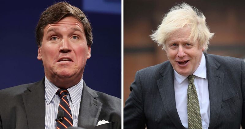 Tucker Carlson accuses Boris Johnson of demanding $1M for Ukraine interview, Internet says 'not surprised'