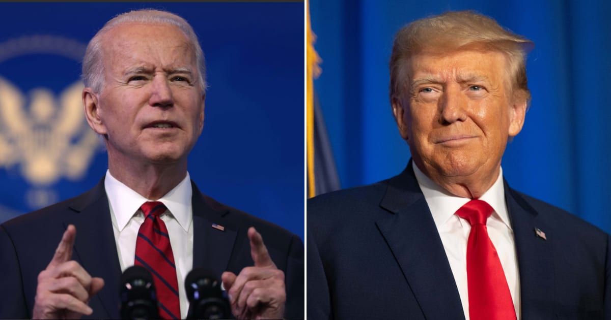 The Biden campaign claims that Americans will reject Donald Trump and his 'out-of-touch extremism' again this November (Getty Images)