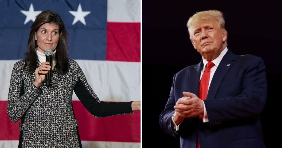Nikki Haley was slammed by Donald Trump's campaign spokesperson (Getty Images)