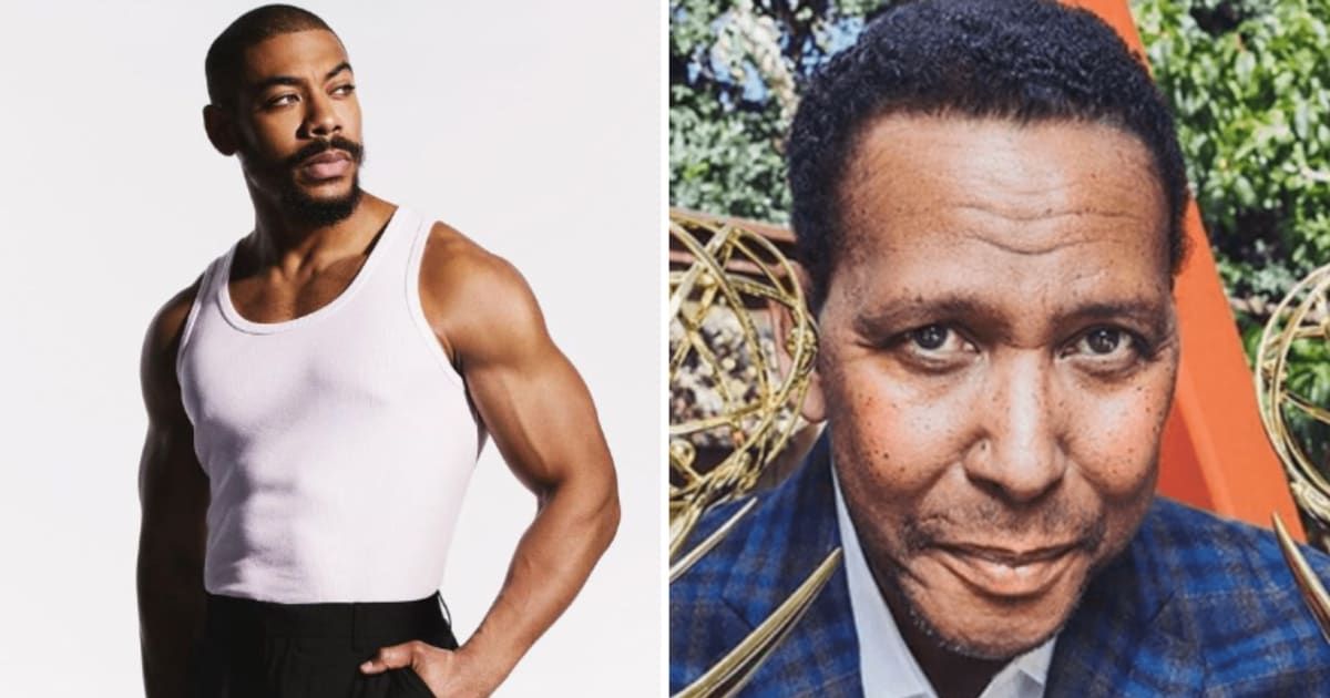 Aaron Pierre gets emotional while talking about his late co-star Ron Cephas Jones (@aaron_pierre1, @cephasjaz/Instagram)