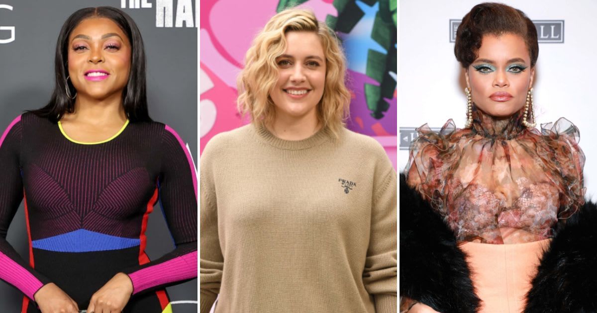 (L-R) The 2024 TIME's Women of the Year list features Taraji P Henson, Greta Gerwig, and Andra Day, among others (Getty Images)