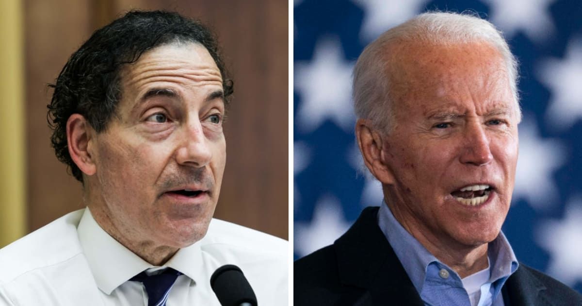Rep Jamie Raskin argued House GOP's impeachment inquiry against President Joe Biden was based on 'Russian disinformation' (Getty Images)