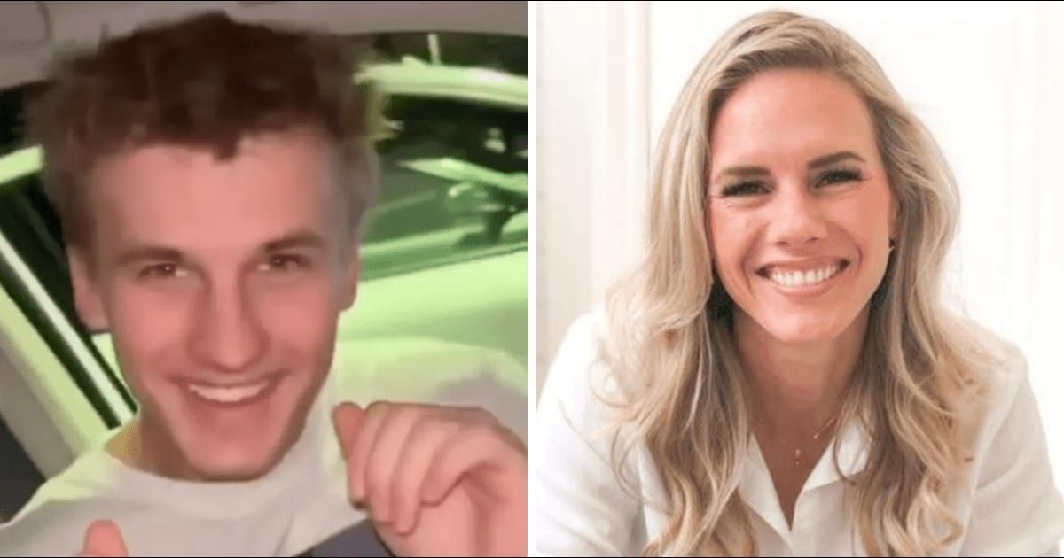 Chad Franke appeared to be cheering at his mother Ruby Franke's prison sentencing (TikTok, Instagram/@moms_of_truth)
