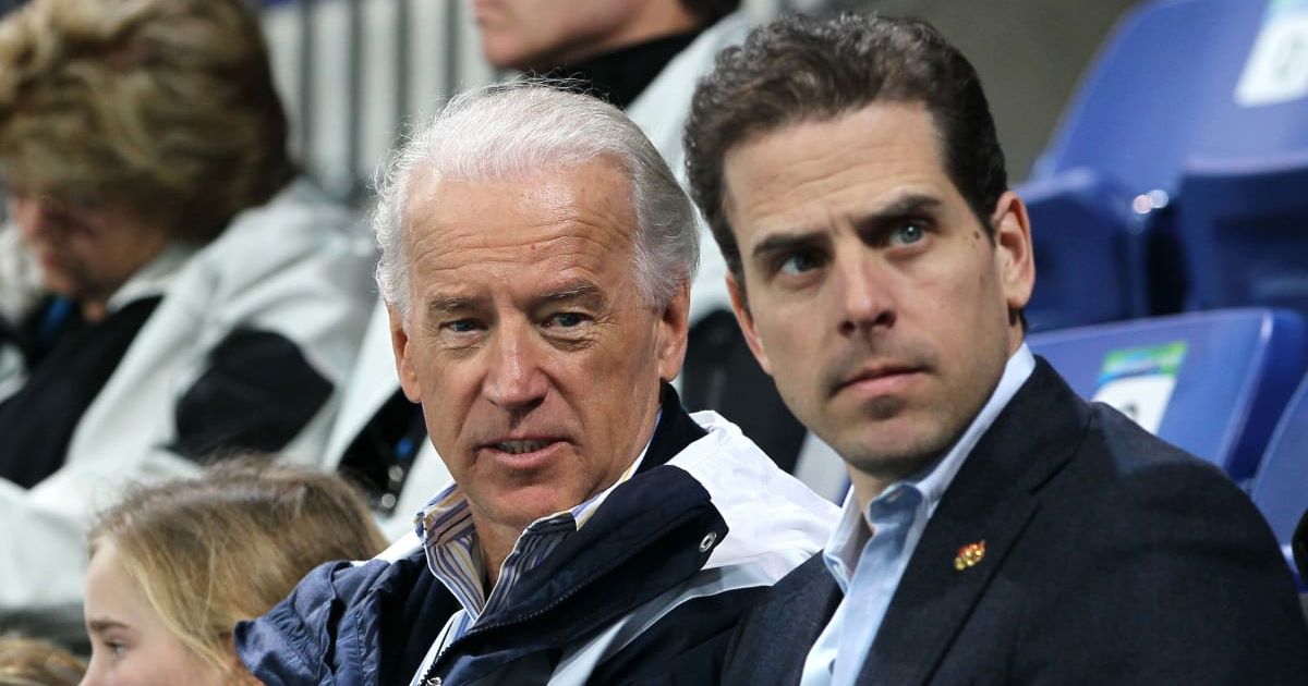 A former FBI informant is accused of fabricating a $10 million bribery allegation against President Joe Biden and Hunter Biden (Getty Images)