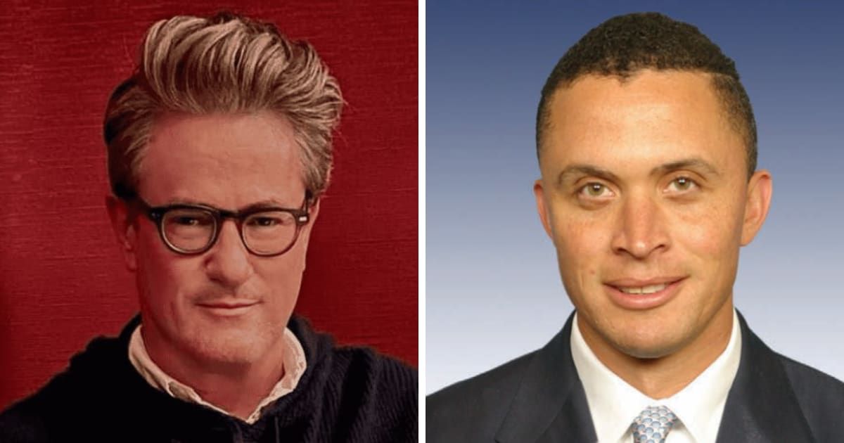 Joe Scarborough took some potshots at Fox News liberal pundit Harold Ford Jr over his tendency to agree with his conservative colleagues (@mikabrzezinski/Instagram, United States Congress)
