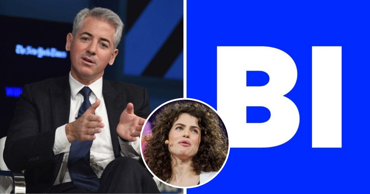 In a lengthy post on X, Bill Ackman claimed that Business Insider only targeted his wife Neri Oxman in retaliation for his criticism of Harvard (Getty Images, Business Insider/YouTube, Ted Talk/YouTube)