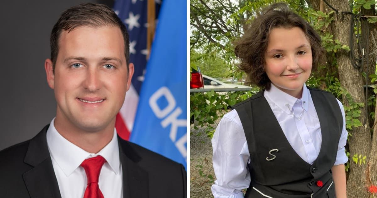 Tom Woods made comments at a recent public forum when asked about 16-year-old Benedict's death (Oklahoma Senate/Website, Mowery Funeral Service/Website)