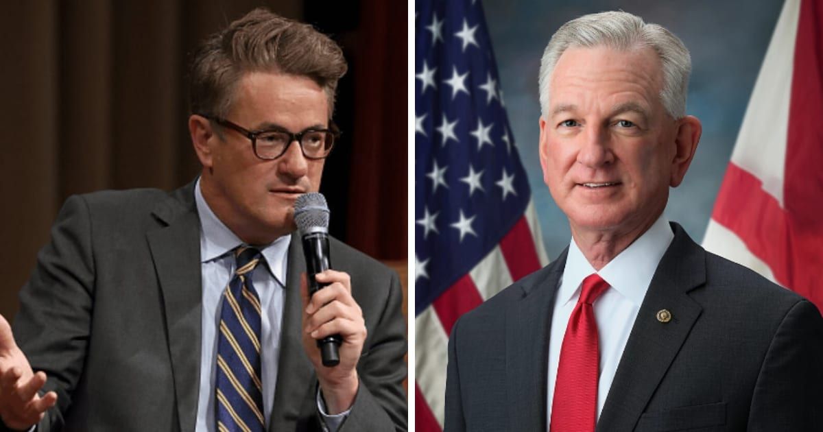 Joe Scarborough rips into Sen Tommy Tuberville after his puzzling reply to Alabama embryo ruling (Getty Images)
