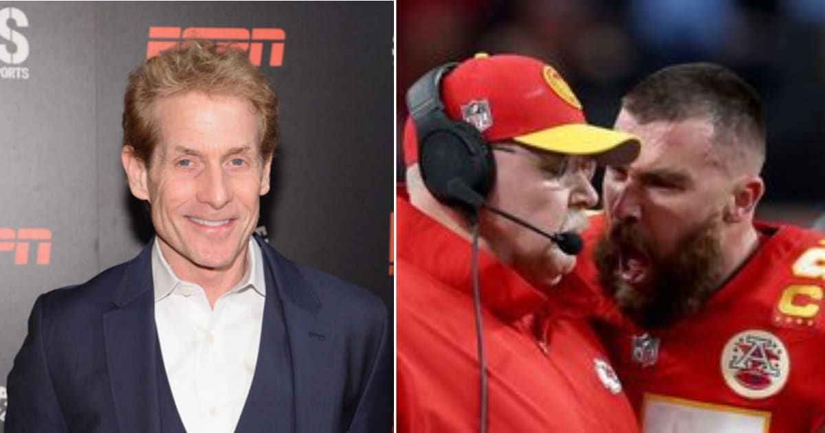 Analyst Skip Bayless slams Andy Reid for ‘selling his soul’ and not disciplining Travis Kelce (Getty Images, CBS)