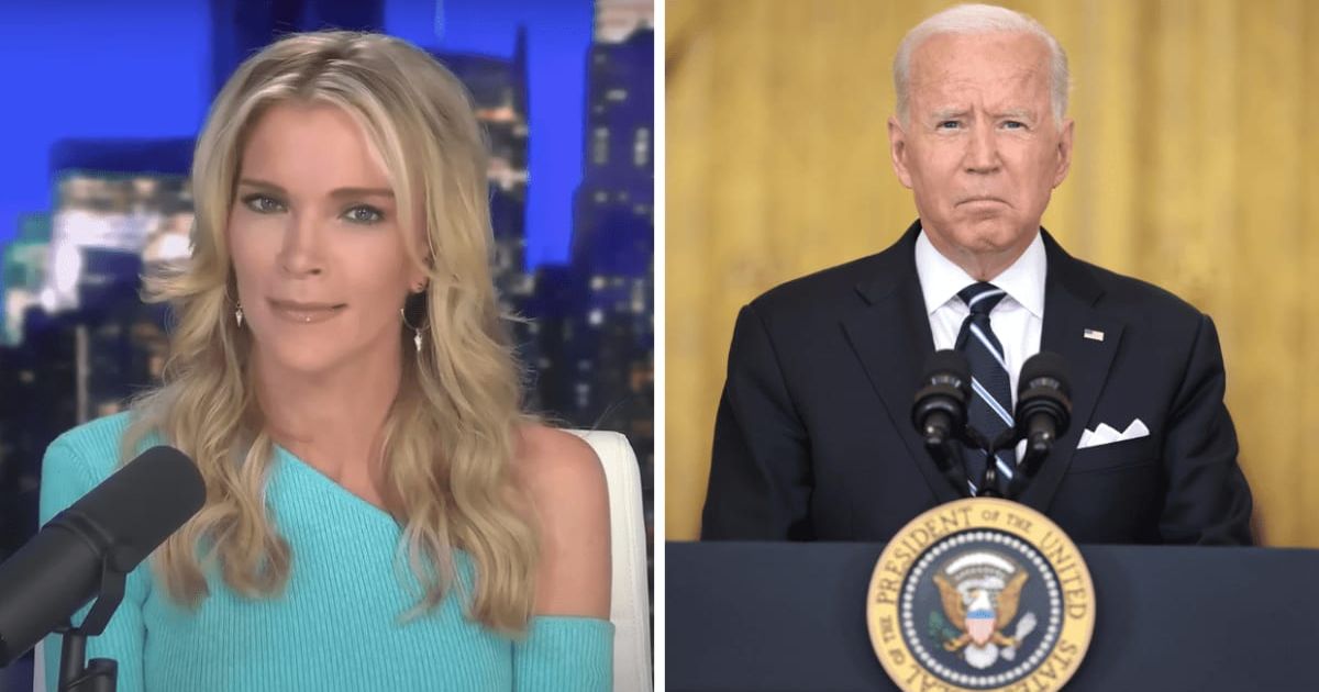 Megyn Kelly discussed President Biden reportedly considering executive action to address the border crisis on TMKS (@MegynKelly/YouTube, Getty Images)