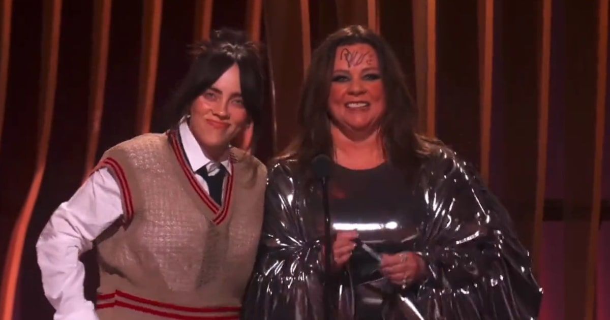 'Cracking me up': Billie Eilish sparks a laugh riot online as she signs Melissa McCarthy’s face at 2024 SAG Awards