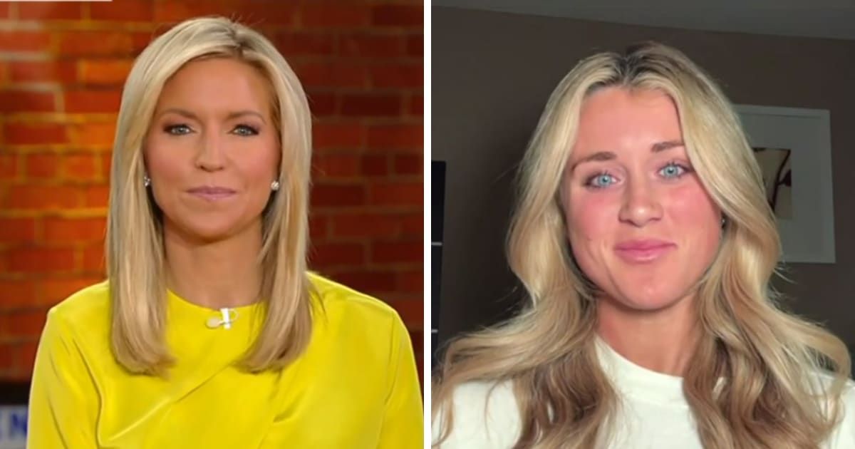 Ainsley Eargardt with Riley Gaines on the February 23, 2024 episode of 'Fox & Friends' (Screengrab/Fox News)