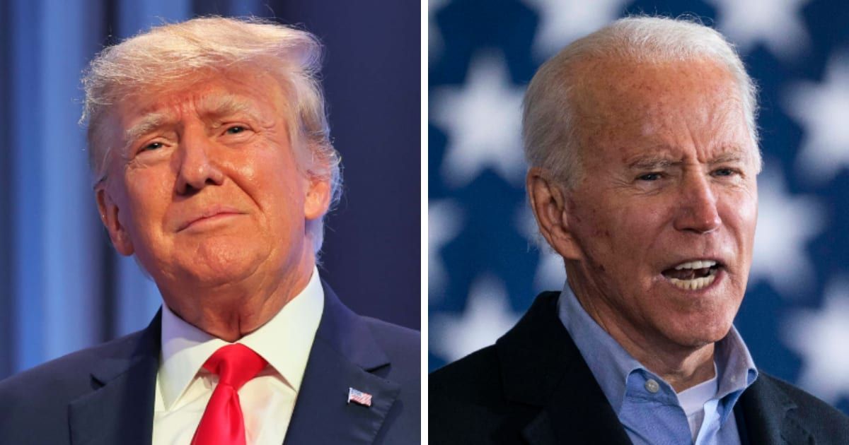 Donald Trump said he would fire President Joe Biden in the November general election (Getty Images)