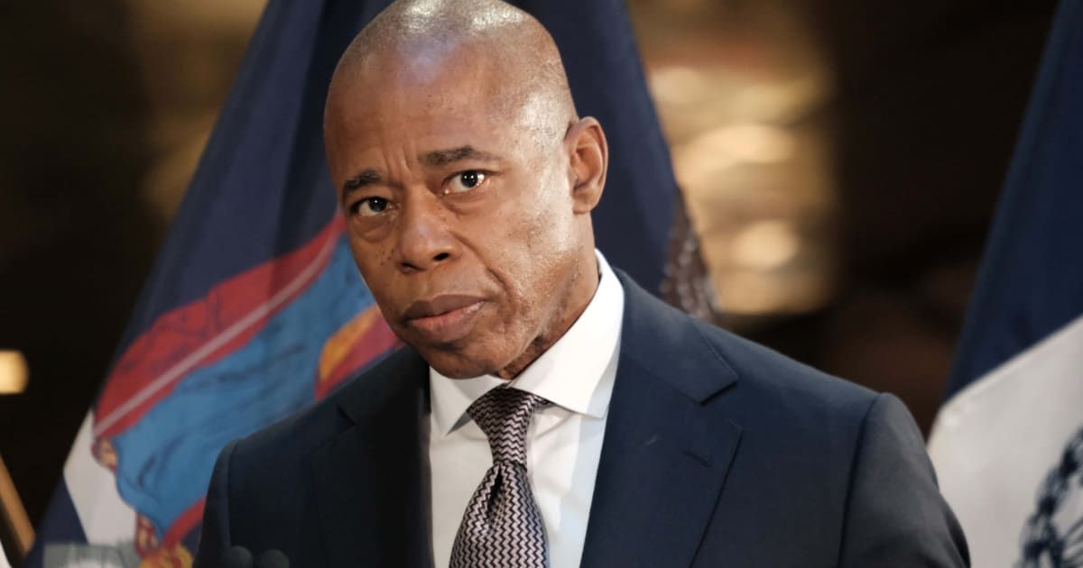 New York City Mayor Eric Adams dismissed the recent surge in migrant crimes unraveling on city's streets (Getty Images)