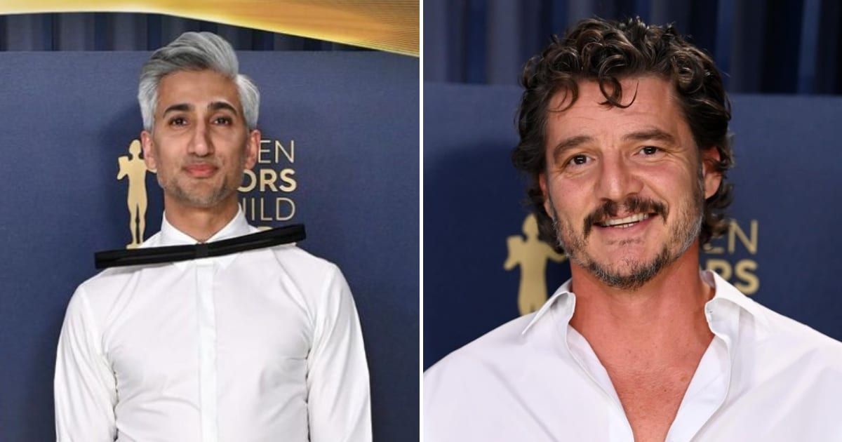 Tan France was called out for flirting with Pedro Pascal at SAG Awards 2024 (@sagawards/Instagram)
