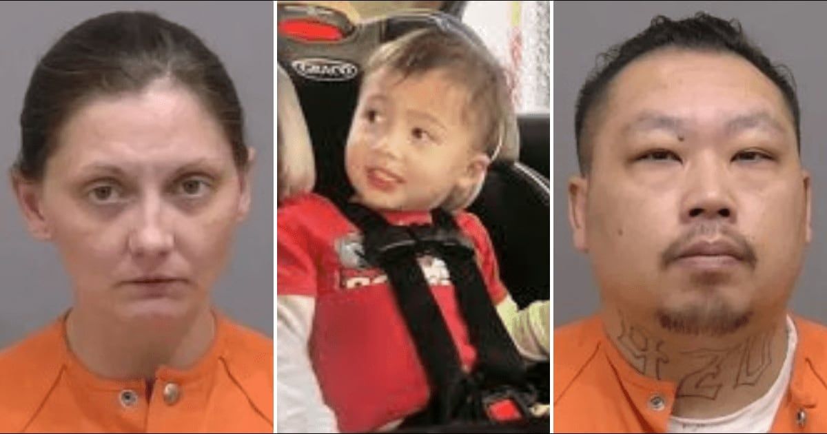 Katrina Baur, Elijah Vue’s mother, left her son at Jesse Vang's home for 'disciplinary reasons'. Both Baur and Vang have been charged with child neglect (Two Rivers Police Department)