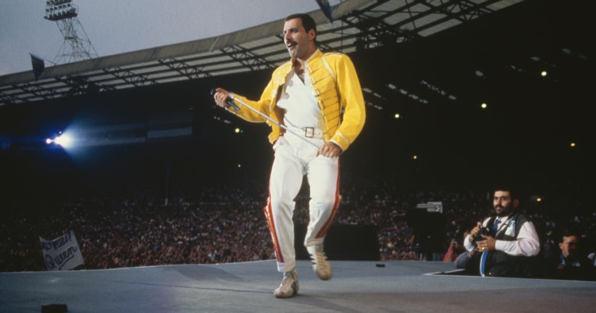 Freddy Mercury's flamboyant persona can now be relived virtually through modern hologram technologies (Getty Images)