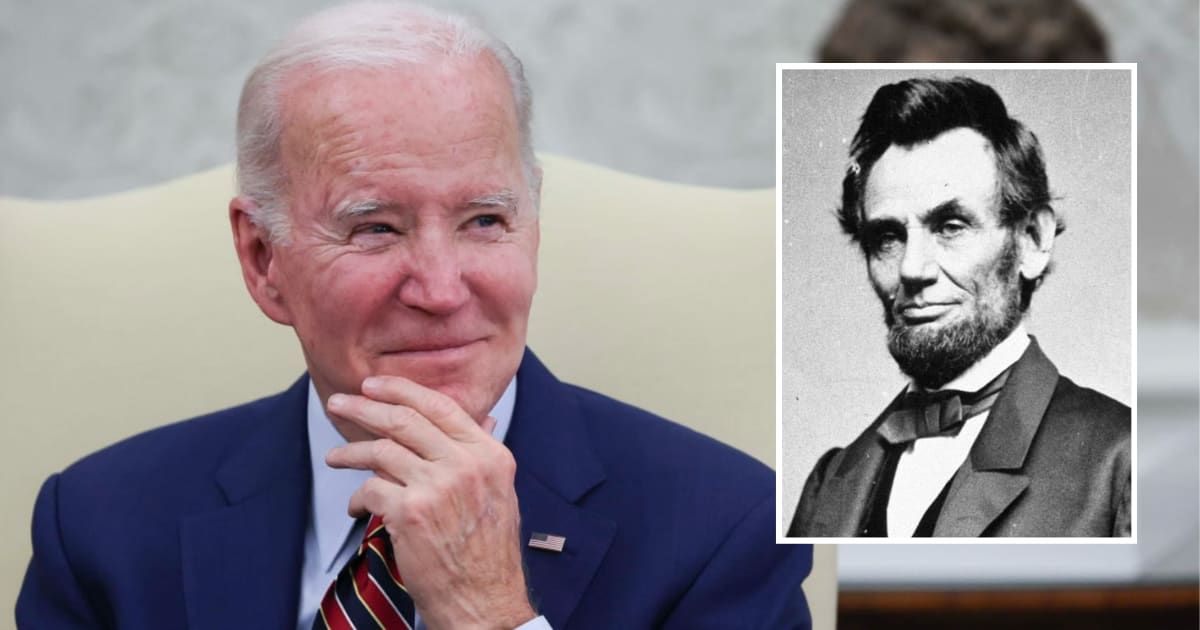 Joe Biden struggled to deliver a speech at the Governors Ball Dinner, where he attempted to quote Abraham Lincoln (Getty Images)