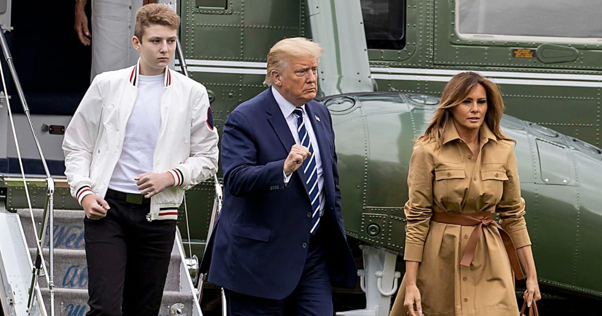 Melania Trump worked privately to ensure that Barron would receive the same inheritance benefits as Donald Trump's three eldest children (Getty Images)