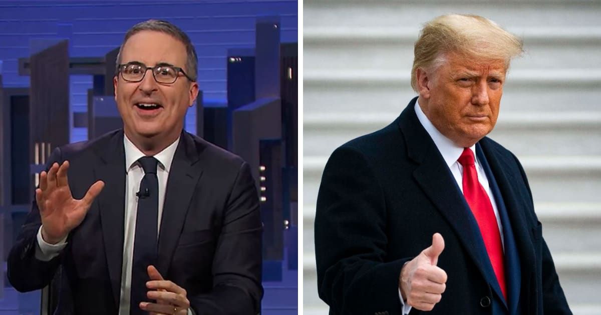 John Oliver humorously dissected Donald Trump's peculiar fascination with the number 16 (Last Week Tonight, Getty Images)