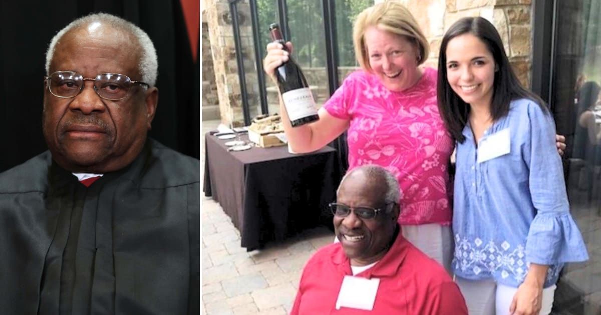 Supreme Court Justice Clarence Thomas is facing scrutiny following his decision to appoint Crystal Clanton as one of his law clerks (Getty Images, Instagram/@crystalclanton)
