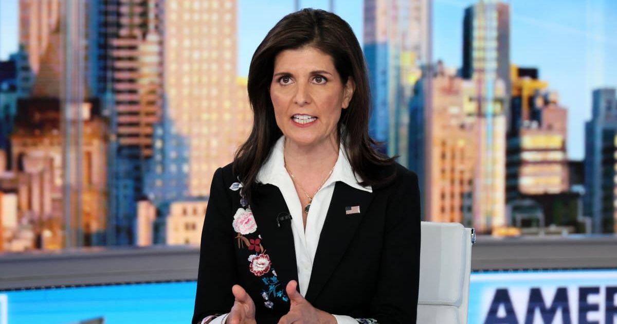 Republican presidential contender Nikki Haley claimed on Monday that she hasn't considered the idea of mounting an independent bid for the White House (Dia Dipasupil/Getty Images)