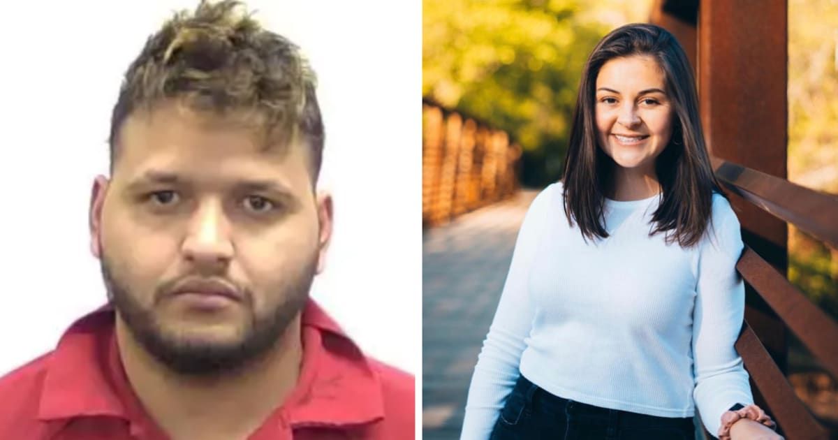 Jose Ibarra is also accused of using 'an object' to harm Laken Riley during the incident (Clarke County Sheriff's Office and Facebook / Laken Riley)