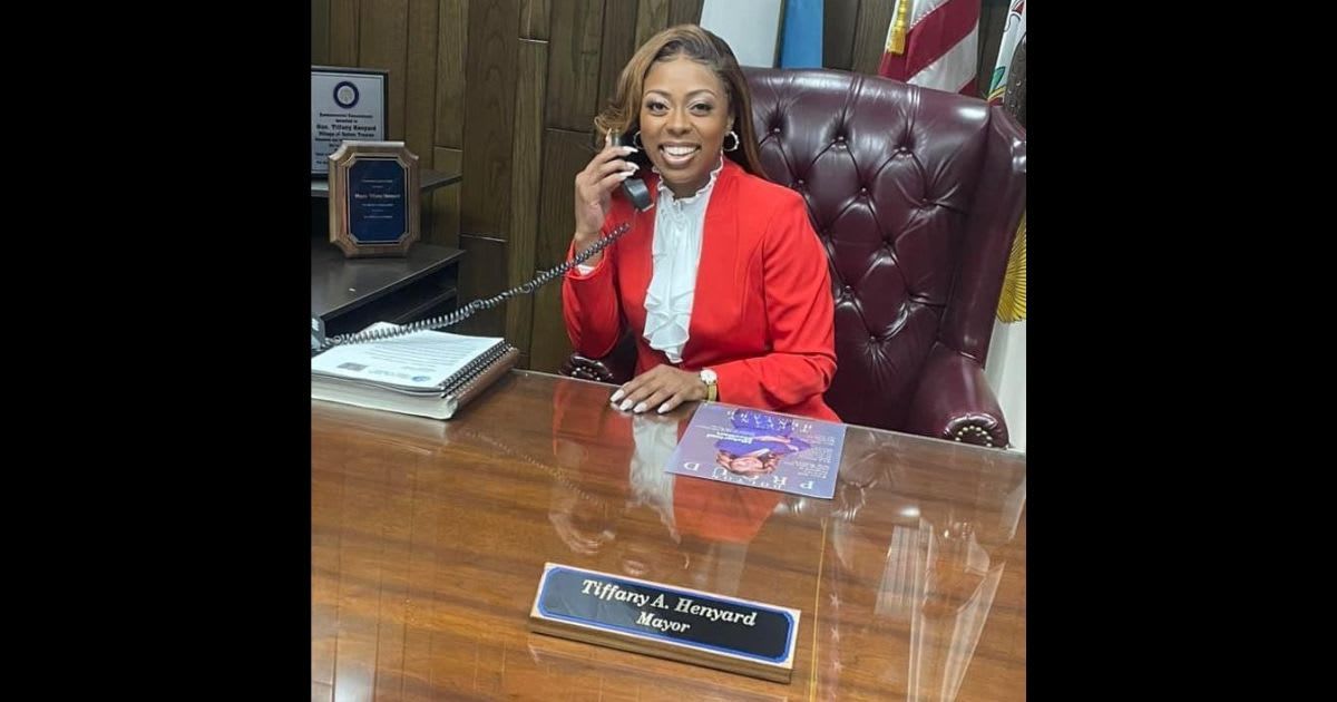 Dolton Mayor Tiffany Henyard is launching what she calls 'the most entertaining political podcast ever' amid being probed for corruption  (@tiffanyhenyard/Instagram)