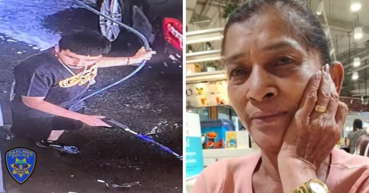 Christopher Perez was charged in January with one felony count of vehicular manslaughter with gross negligence (Oakland Police Department and YouTube/KTVU FOX 2 San Francisco)