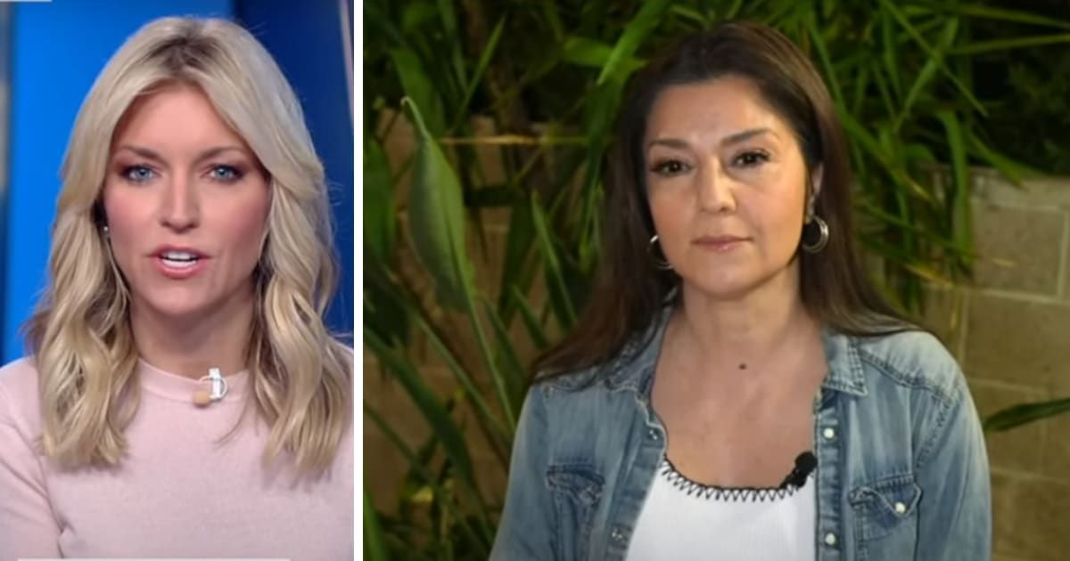 Rachel Campos joined Ainsley Earhardt to report on the illegal immigration situation at the Arizona border on the February 27 episode of 'Fox & Friends' (Fox News)