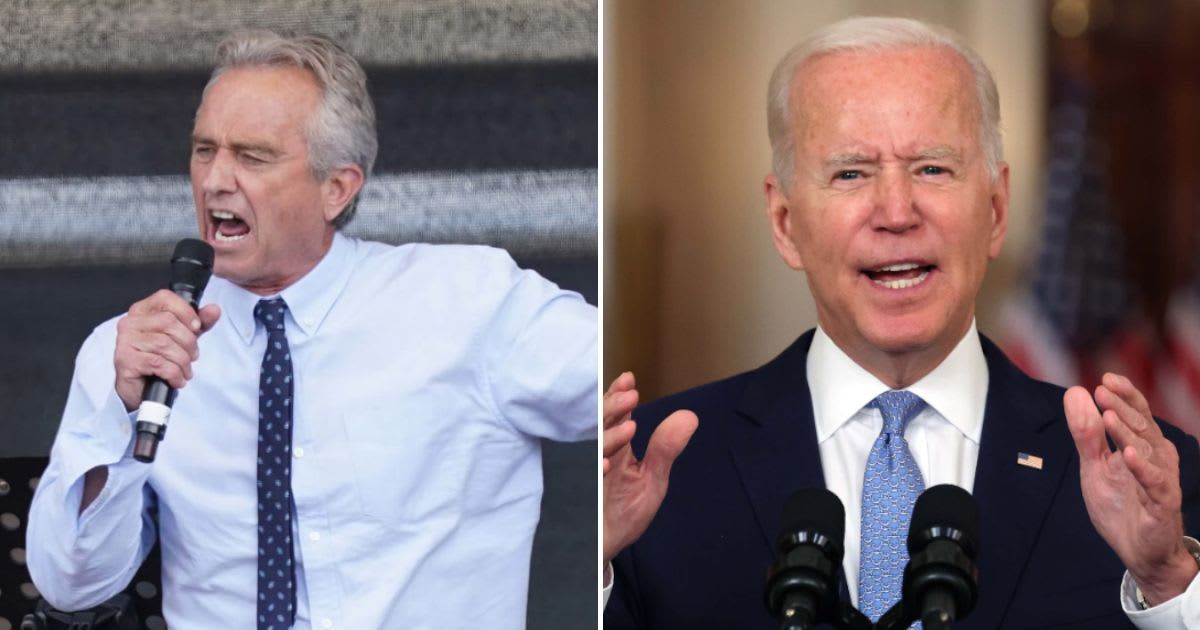 RFK Jr urged President Biden to prove "mental acuity" for another term during an interview with Fox News(Getty Images)