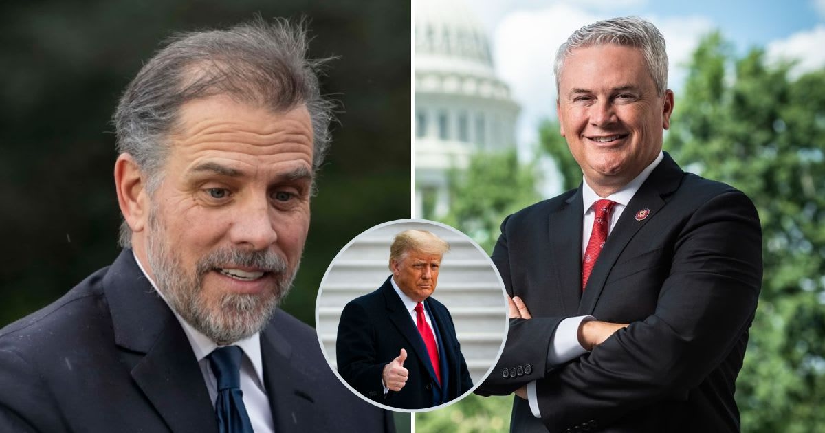Hunter Biden claimed that the impeachment inquiry led by Republican James Comer is based on MAGA-motivated conspiracies (Getty Images, Congressman James Comer/Facebook)