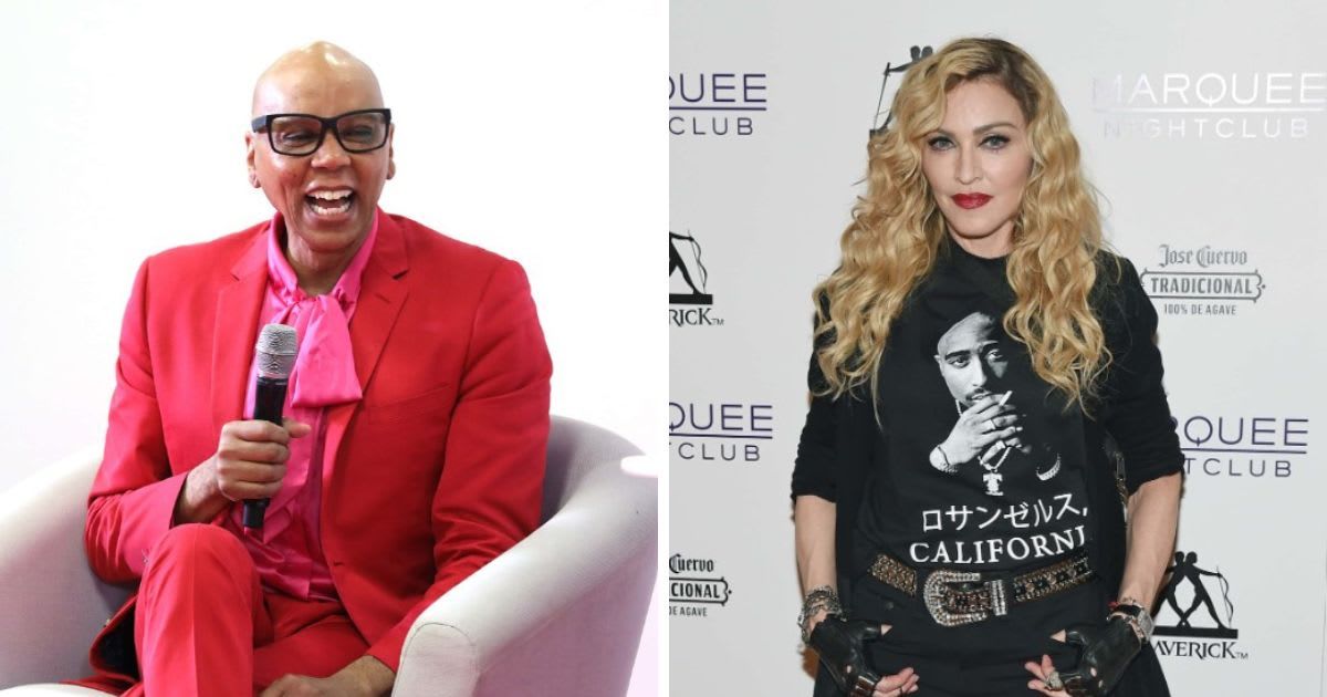 RuPaul says Madonna 'snarled' at him when they first met (Getty Images)
